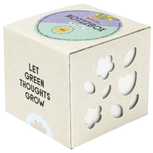 folia Zettelbox "Recycling", 95 x 95 x 90 mm