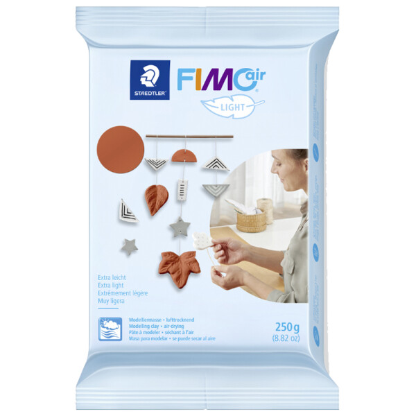 FIMO air LIGHT Modelliermasse, lufthärtend, weiß, 250 g