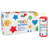 KREUL Bastelfarbe "MUCKI", 80 ml, 6er Set