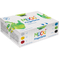 KREUL Fingerfarbe "MUCKI", 150 ml, 6er-Set