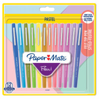 Paper:Mate Faserschreiber Flair PASTELL, 6er Blister