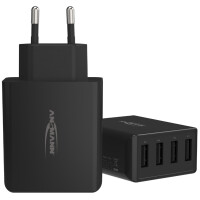 ANSMANN USB-Steckdosenadapter Home Charger HC430, 4x USB-A