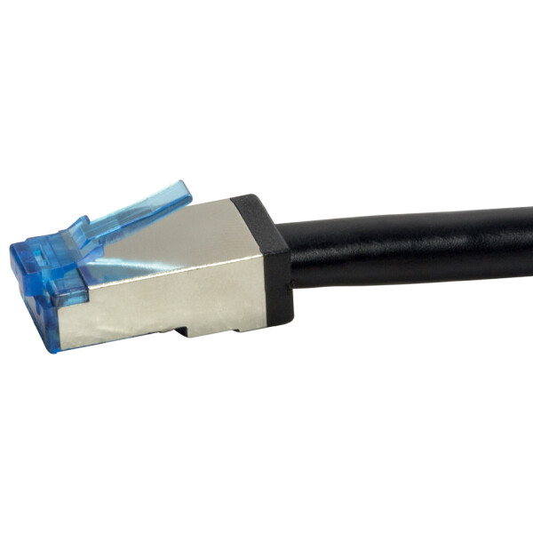 LogiLink Outdoor Patchkabel, Kat. 6A, S FTP, 30 m, schwarz