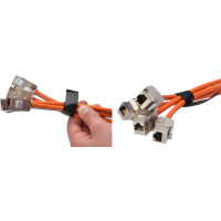 DIGITUS Klettband, 20 mm x 10 m, schwarz