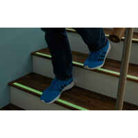 tesa Anti-Rutschband, 25 mm x 5,0 m, fluoreszierend