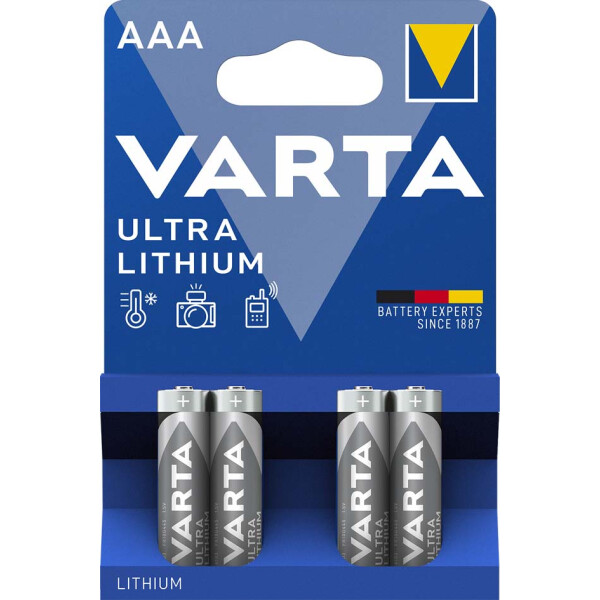 VARTA Lithium Batterie "ULTRA LITHIUM", Micro (AAA)