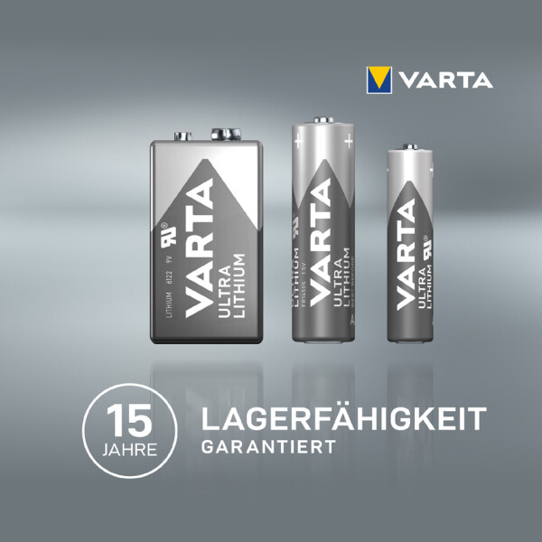 VARTA Lithium Batterie "ULTRA LITHIUM", Micro (AAA)