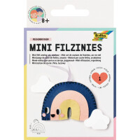 folia Mini Filz-Nähset "Filzinies", 9-teilig, Rakete