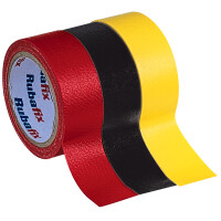 Rubafix Gewebeband, Maße: (B)19 mm x (L)3 m, schwarz
