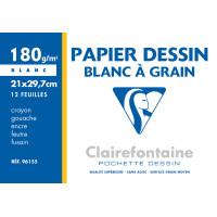 Clairefontaine Zeichenpapier "Blanc à...