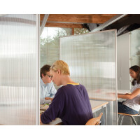 magnetoplan Raumteiler Acryl, halbtransparent