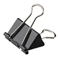 Wonday Foldback-Klammer, (B)32 mm, Klemmweite 10 mm, schwarz