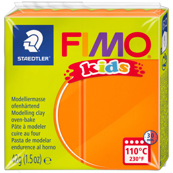 FIMO kids Modelliermasse, ofenhärtend, rosa, 42 g