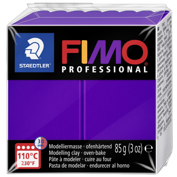 FIMO PROFESSIONAL Modelliermasse, zitronengelb, 85 g