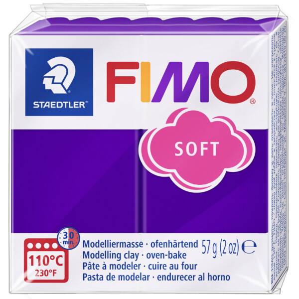 FIMO SOFT Modelliermasse, ofenhärtend, lavendel, 57 g