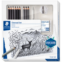 STAEDTLER Zeichenset Kohleset Charcoal Design Journey
