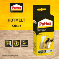 Pattex Heißklebepatrone HOT STICKS, rund, 500 g, transparent