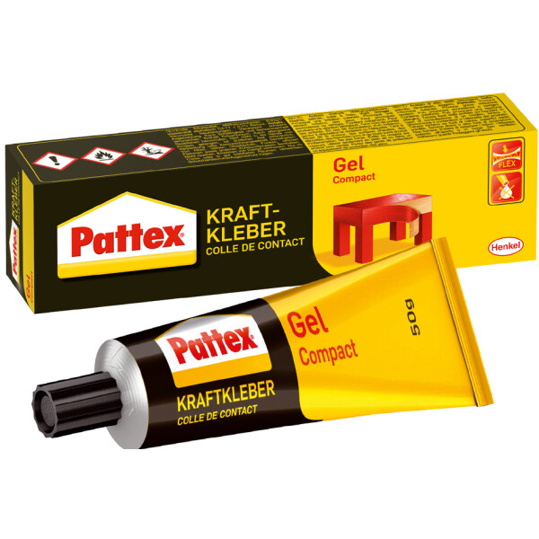 Pattex Compact Gel Kraftkleber, lösemittelhaltig, 625 g Dose
