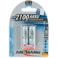 ANSMANN NiMH Akku maxE, Mignon (AA) 2.100 mAh, 4er Blister