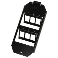 LogiLink Bodentankhalter, 3-fach, für 6 Keystone Module