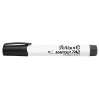 Pelikan Whiteboard-Marker 742, Keilspitze, schwarz