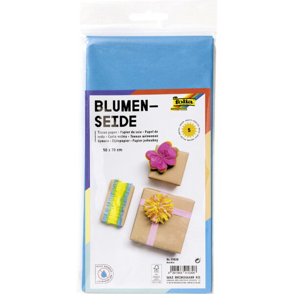 folia Seidenpapier, (B)500 x (H)700 mm, 20 g qm, braun