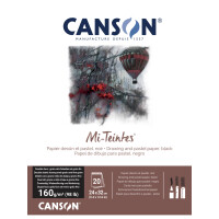 CANSON Zeichenpapier Mi-Teintes, im Block, 240 x 320 mm