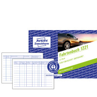 AVERY Zweckform Formularbuch "Fahrtenbuch", A6...