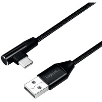 LogiLink USB 2.0 Kabel, USB-A - USB-C Stecker, 1,0 m