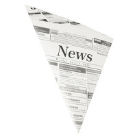 PAPSTAR Spitztüte "Newsprint", 325 x 230 x...