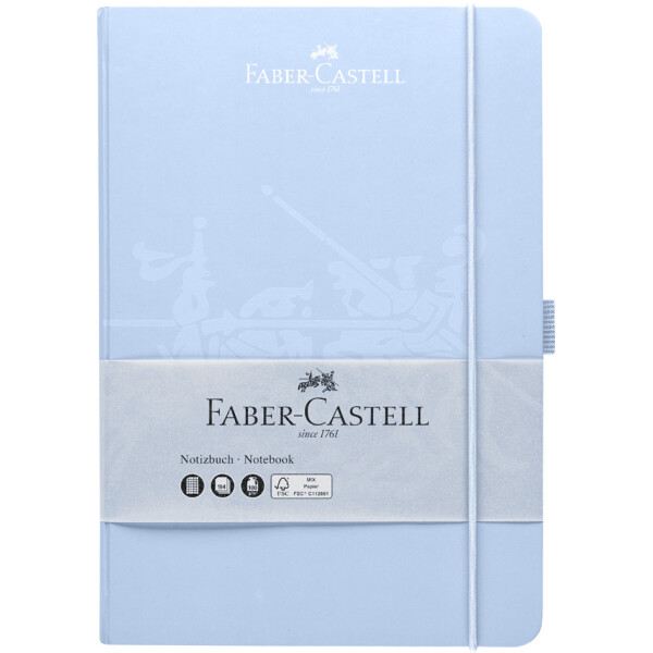 FABER-CASTELL Notizbuch, DIN A5, kariert, rose