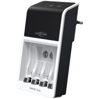 ANSMANN Schnell-Ladegerät Comfort Plus, weiß...