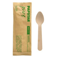 PAPSTAR Holz-Kaffeelöffel "pure",...