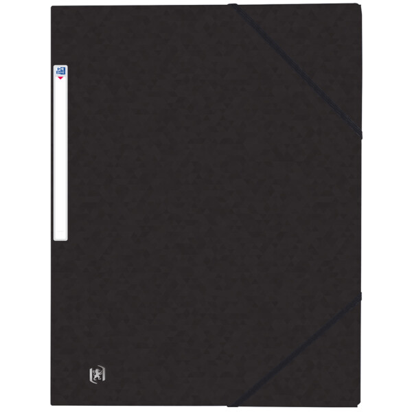 Oxford Eckspannermappe Top File+, DIN A4, schwarz