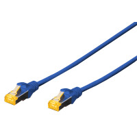 DIGITUS Patchkabel, Kat. 6A, S FTP, 3,0 m, blau, Set