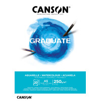 CANSON Studienblock GRADUATE AQUARELLE, DIN A4
