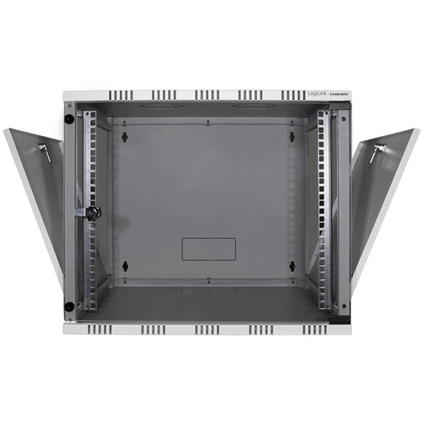 LogiLink 19" Wandverteiler SOHO, 6 HE, grau (RAL7035)