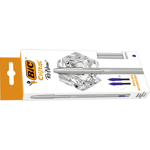 BIC Kugelschreiber Cristal RENEW, blau