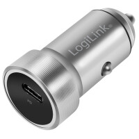 LogiLink USB-KFZ-Ladegerät, 1-fach, silber