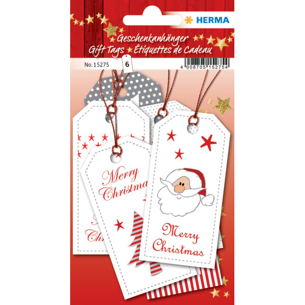 HERMA Weihnachts-Geschenkanhänger "Xmas"
