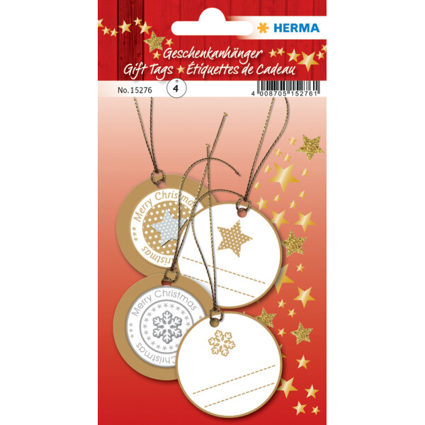 HERMA Weihnachts-Geschenkanhänger "Xmas"