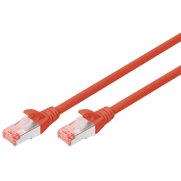 DIGITUS Patchkabel, Kat. 6, S FTP, LSZH, 0,5 m, weiß