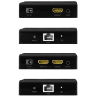 LogiLink 4K 60 Hz HDMI Extender Splitter Set over IP, 70 m