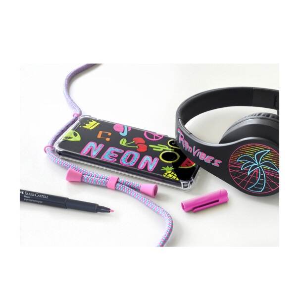 FABER-CASTELL Neon Marker, blau