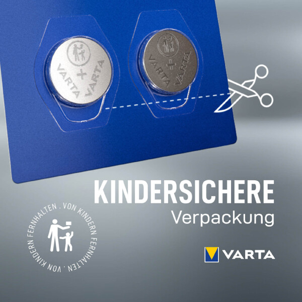 VARTA Lithium Knopfzelle "Electronics", CR2025, 5er Pack
