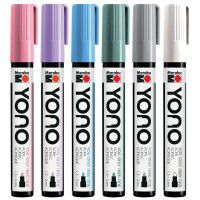 Marabu Acrylmarker "YONO", 1,5 - 3,0 mm, 6er...