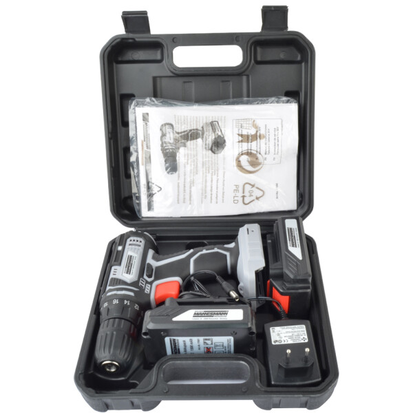 BRÜDER MANNESMANN Akku-Bohrschrauber, 20 Volt, 2 Akkus