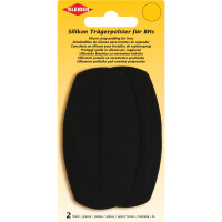 KLEIBER BH-Trägerpolster aus Silikon, schwarz