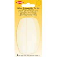 KLEIBER BH-Trägerpolster aus Silikon, schwarz