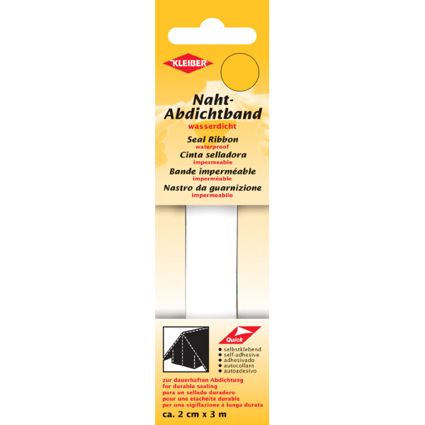 KLEIBER Naht-Abdicht-Band, 20 mm x 3 m, grau